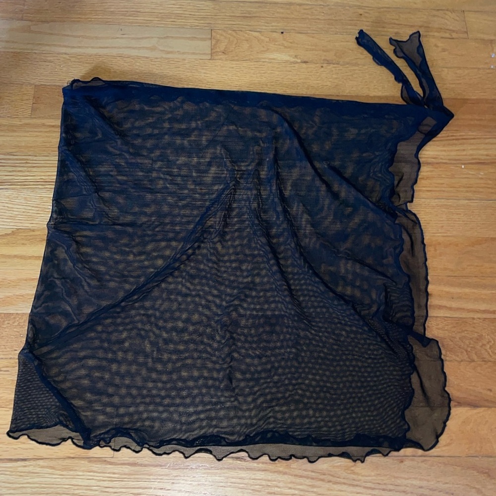 Mesh swim coverup
